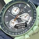 Omega*Swatch Green Case Mission to Eartch 42MM Watch